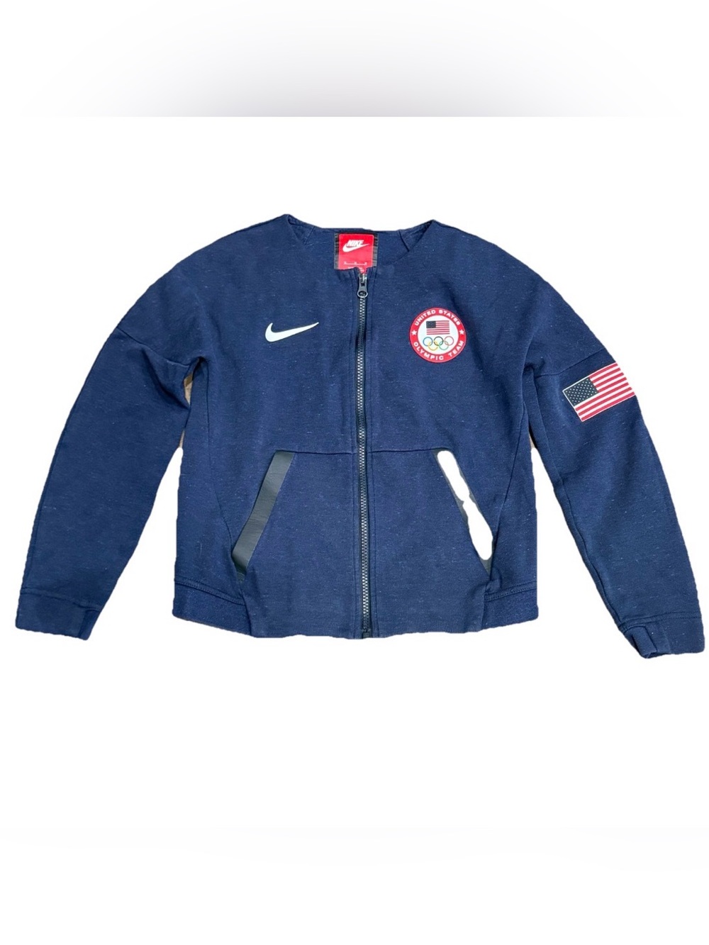 Nike Tech Fleece Team USA Olympic Crew Youth Size Medium Sweater Jacket 2016